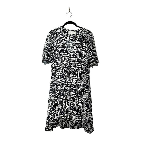 ba&sh Oia Printed Mini Dress Size 6 - Picture 1 of 5